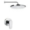 Chrome Shower Faucet Set with 8